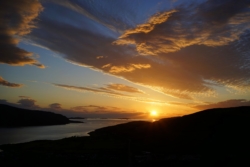 Sunset from Ullapool hill