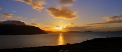 Sunset from Rhue lighthouse near Ullapool