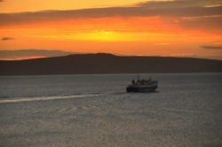 Calmac ferry leaving Ullapool for Stornoway (Isle of Lewis)