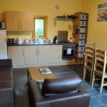 The Bunkhouse kitchen/lounge area