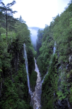 Corrieshalloch gorge, two miles from Forest Way