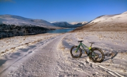 A favourite MTB route is down along Loch Vaich and into the remote Gleann Mor